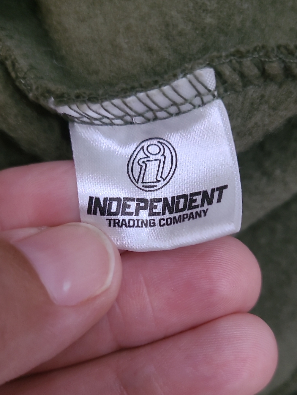 Stance Olive Green Pullover Hoodie with Floral Graphic Heavy Weight Size Small - Picture 7 of 12